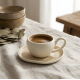 Coffee Cup and Saucer Set - 6 Pcs